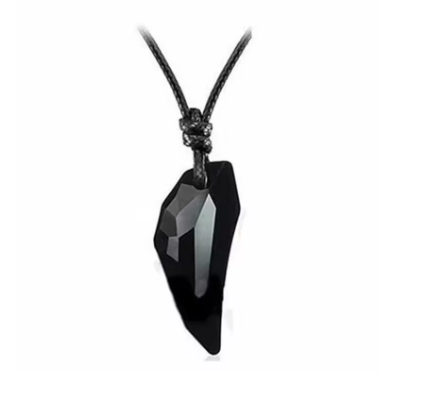 Collier avec dents de loup pour homme, chaînes en corde